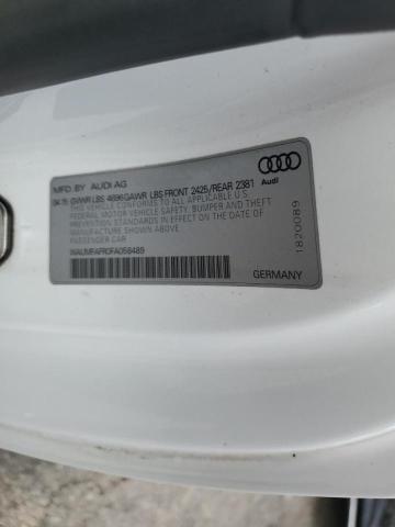 Photo 10 from auction – 2015 AUDI A5 PREMIUM with VIN WAUMFAFR0FA058489