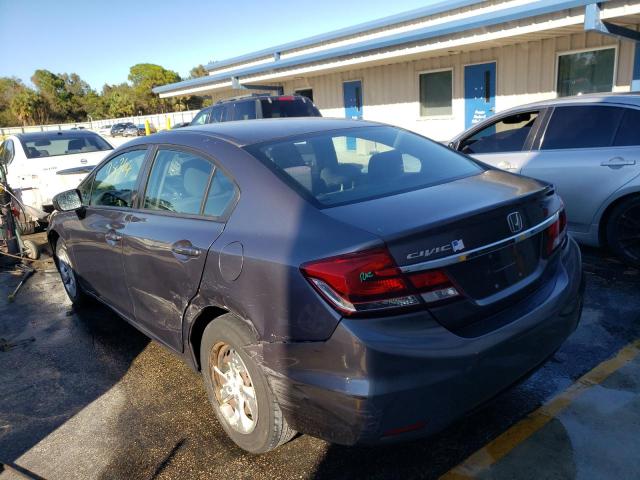 Photo 3 from auction – 2014 HONDA CIVIC LX with VIN 19XFB2F58EE045771