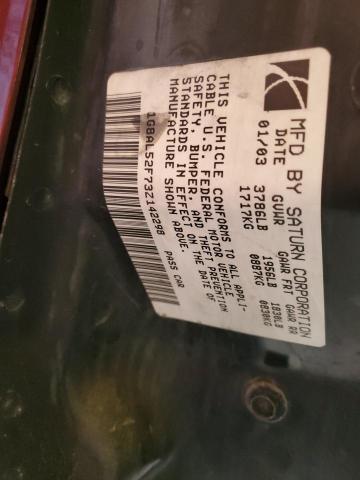 Photo 10 from auction – 2003 SATURN ION LEVEL with VIN 1G8AL52F73Z142298
