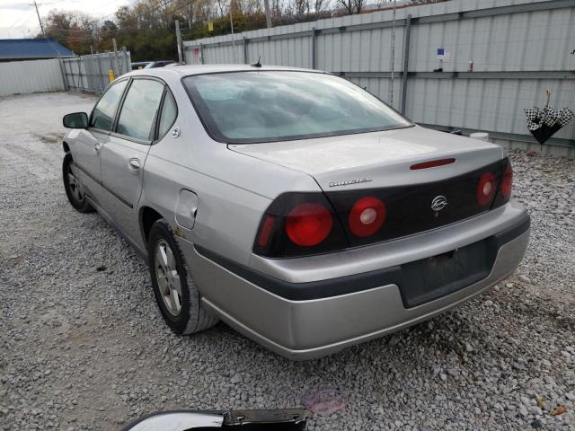 Photo 3 from auction – 2005 CHEVROLET IMPALA with VIN 2G1WF52E159175023