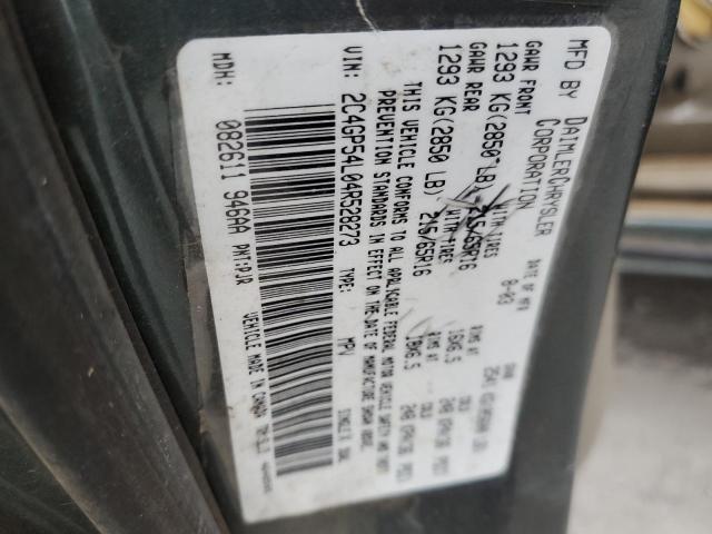 Photo 10 from auction – 2004 CHRYSLER TOWN & COU with VIN 2C4GP54L04R528273