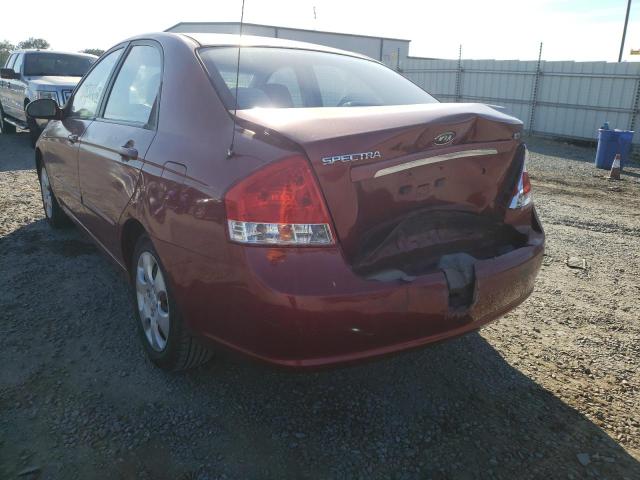 Photo 3 from auction – 2008 KIA SPECTRA EX with VIN KNAFE121985518174