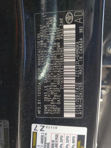 Photo 10 from auction – 2007 TOYOTA MATRIX with VIN 2T1KR32E87C664295