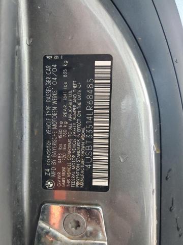 Photo 10 from auction – 2004 BMW Z4 2.5 with VIN 4USBT33514LR68485