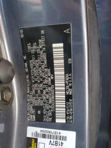 Photo 10 from auction – 2006 TOYOTA SIENNA CE with VIN 5TDZA23C86S405759