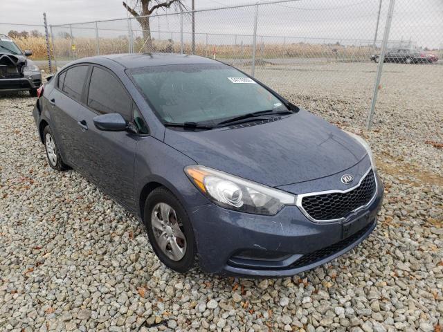 KIA FORTE LX 2014 with VIN KNAFK4A62E5064451 - Photo from auction