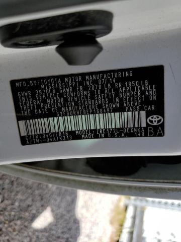 Photo 10 from auction – 2014 TOYOTA COROLLA L with VIN 5YFBURHE8EP168497