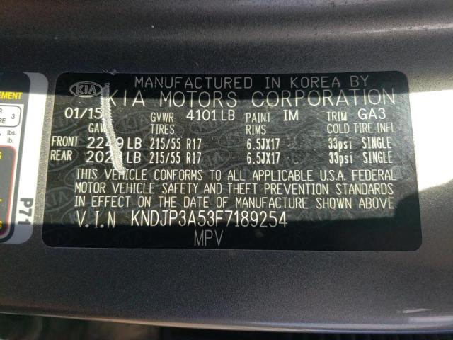 Photo 10 from auction – 2015 KIA SOUL + with VIN KNDJP3A53F7189254