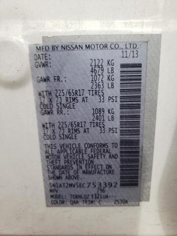 Photo 10 from auction – 2014 NISSAN ROGUE S with VIN 5N1AT2MV5EC753392