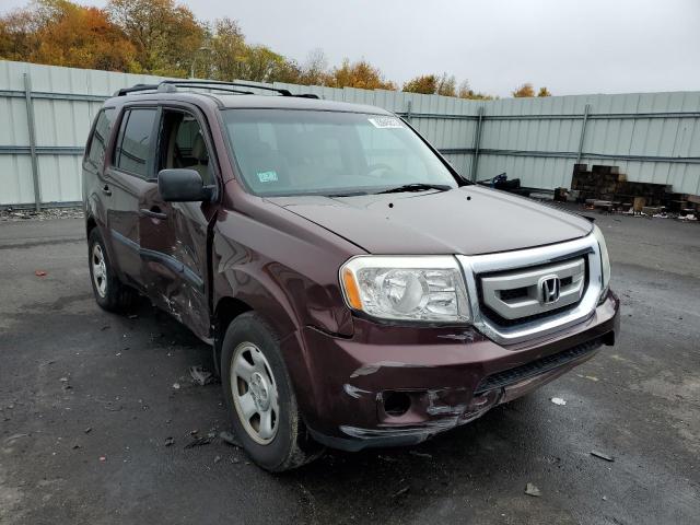 HONDA PILOT LX 2011 with VIN 5FNYF4H27BB041387 - Photo from auction