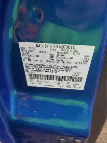 Foto 10 de la subasta – 2011 FORD ESCAPE XLT con VIN 1FMCU0D74BKA31957