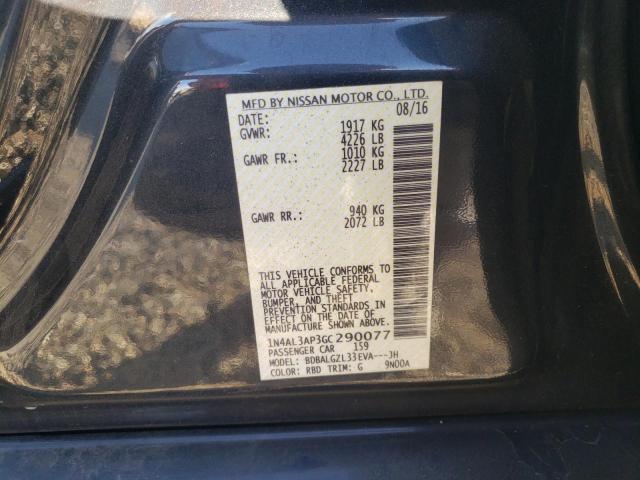 Photo 10 from auction – 2016 NISSAN ALTIMA 2.5 with VIN 1N4AL3AP3GC290077