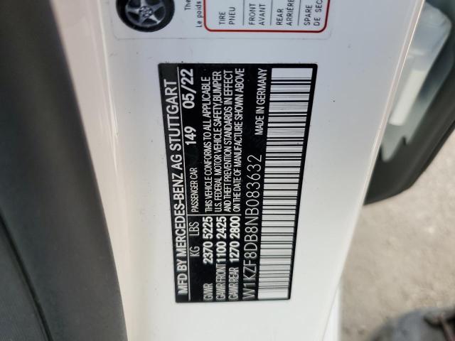 Photo 10 from auction – 2022 MERCEDES-BENZ E 350 with VIN W1KZF8DB8NB083632