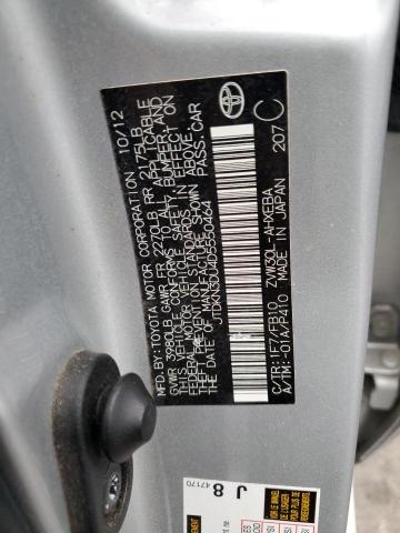 Photo 10 from auction – 2013 TOYOTA PRIUS with VIN JTDKN3DU4D5550464