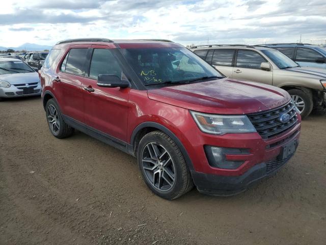 FORD EXPLORER S 2016 with VIN 1FM5K8GTXGGA13821 - Photo from auction
