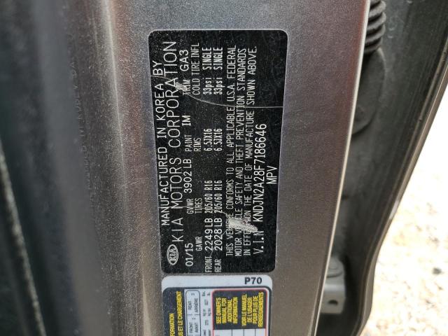 Photo 10 from auction – 2015 KIA SOUL with VIN KNDJN2A28F7186646