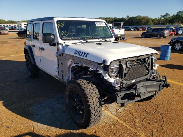 JEEP WRANGLER U 2021 with VIN 1C4HJXDG2MW740944 - Photo from auction