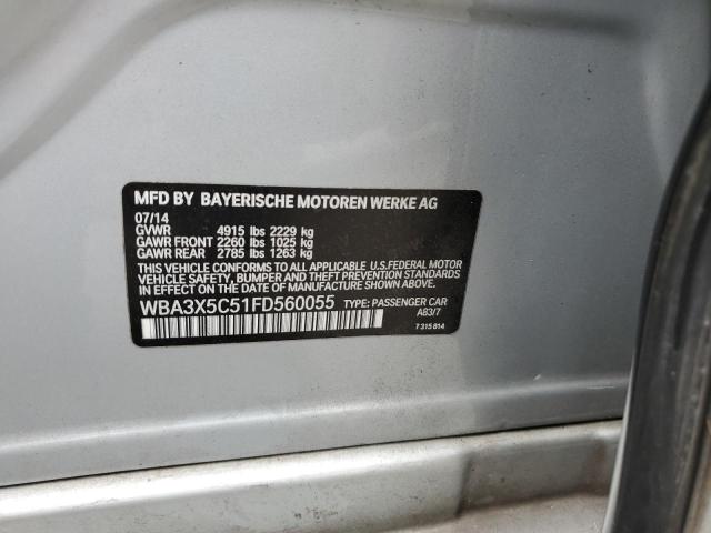 Photo 10 from auction – 2015 BMW 328 XIGT with VIN WBA3X5C51FD560055
