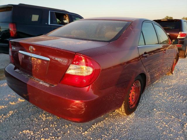 Photo 4 from auction – 2003 TOYOTA CAMRY LE with VIN JTDBE32K630215414