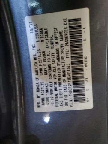 Photo 10 from auction – 2014 HONDA ACCORD EX with VIN 1HGCR2F73EA016523