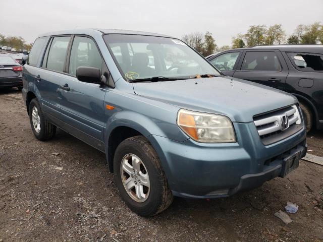 HONDA PILOT LX 2006 with VIN 2HKYF181X6H542934 - Photo from auction