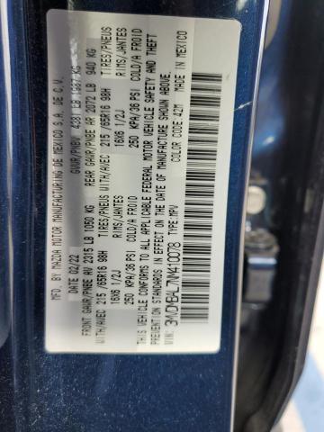 Photo 10 from auction – 2022 MAZDA CX-30 with VIN 3MVDMBAL7NM410078
