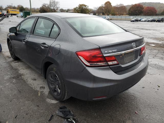 Photo 3 from auction – 2013 HONDA CIVIC LX with VIN 19XFB2F51DE234356