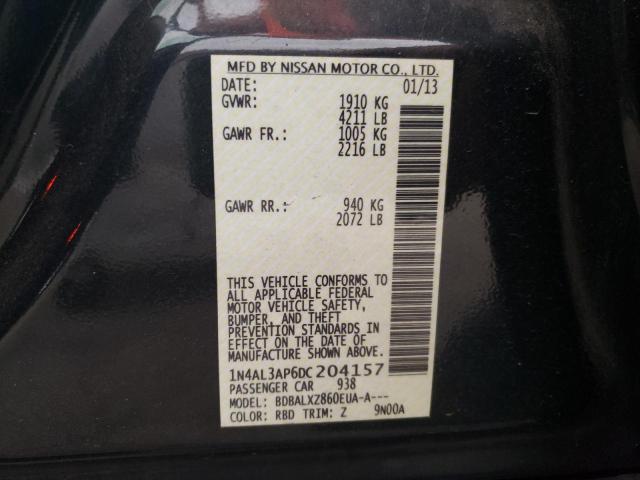 Photo 10 from auction – 2013 NISSAN ALTIMA 2.5 with VIN 1N4AL3AP6DC204157