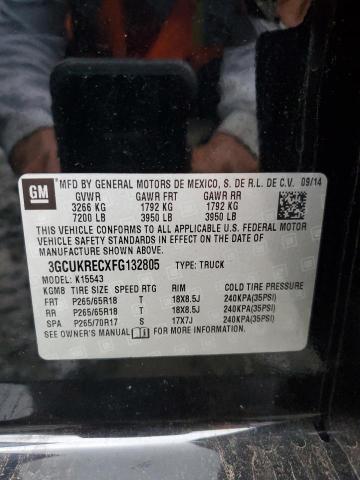 Photo 10 from auction – 2015 CHEVROLET SILVERADO with VIN 3GCUKRECXFG132805