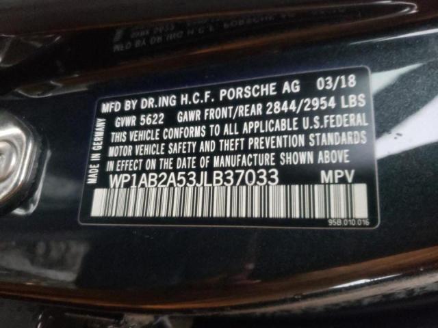 Photo 10 from auction – 2018 PORSCHE MACAN S with VIN WP1AB2A53JLB37033