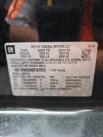 Photo 10 from auction – 2016 CHEVROLET SILVERADO with VIN 1GC1KWE85GF307879