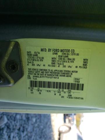 Photo 10 from auction – 2016 FORD TRANSIT CO with VIN NM0LS7F77G1271613