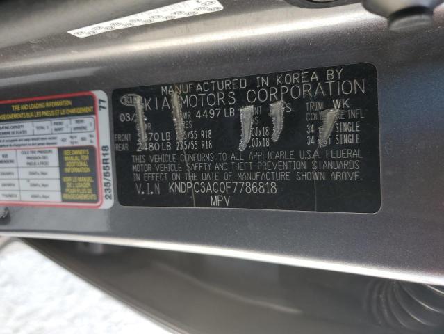 Photo 10 from auction – 2015 KIA SPORTAGE E with VIN KNDPC3AC0F7786818
