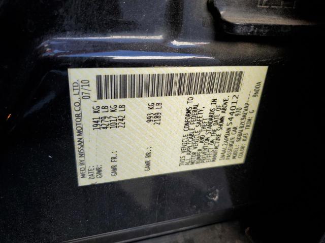 Photo 10 from auction – 2010 NISSAN ALTIMA BAS with VIN 1N4AL2AP0AN544012