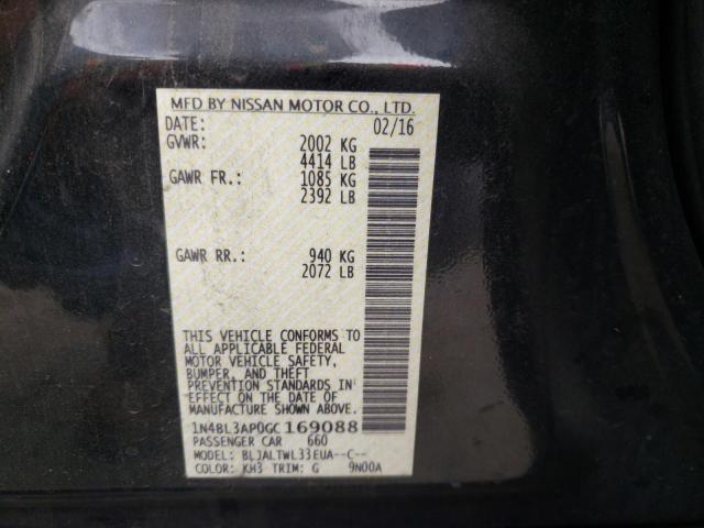 Photo 10 from auction – 2016 NISSAN ALTIMA 3.5 with VIN 1N4BL3AP0GC169088