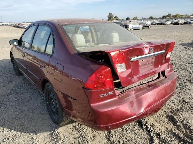 Photo 3 from auction – 2003 HONDA CIVIC EX with VIN 2HGES25733H537884
