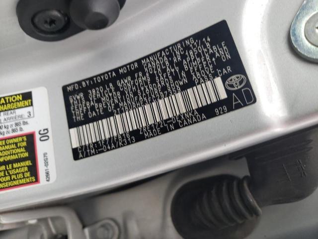 Photo 10 from auction – 2015 TOYOTA COROLLA with VIN 2T1BURHE3FC297359