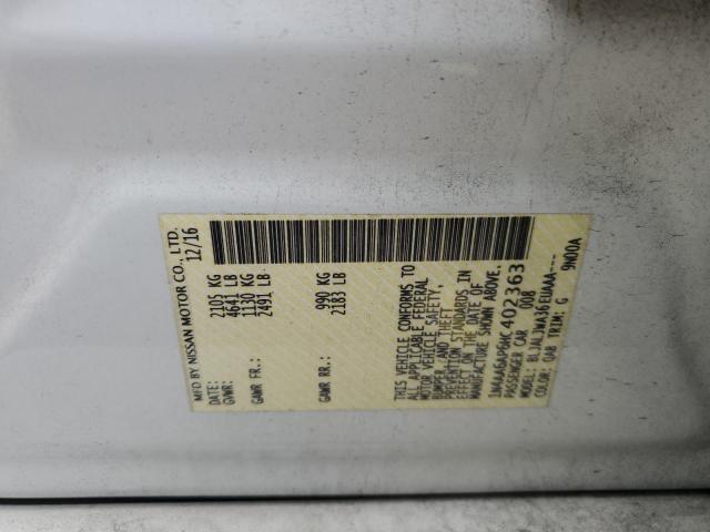 Photo 10 from auction – 2017 NISSAN MAXIMA 3.5 with VIN 1N4AA6AP6HC402363