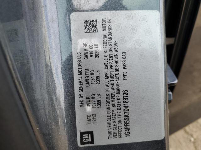 Photo 10 from auction – 2013 BUICK VERANO CON with VIN 1G4PR5SK7D4188736