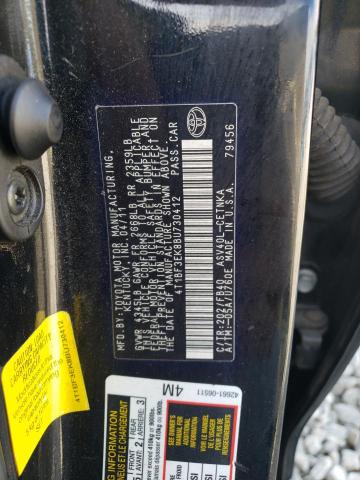 Photo 10 from auction – 2011 TOYOTA CAMRY BASE with VIN 4T1BF3EK8BU730412