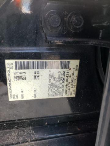 Zdjęcie 10 z aukcji – 2012 NISSAN MAXIMA S z VIN 1N4AA5AP6CC864215