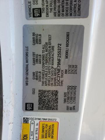 Photo 10 from auction – 2022 CHEVROLET SILVERADO with VIN 1GC3YNE79NF255372
