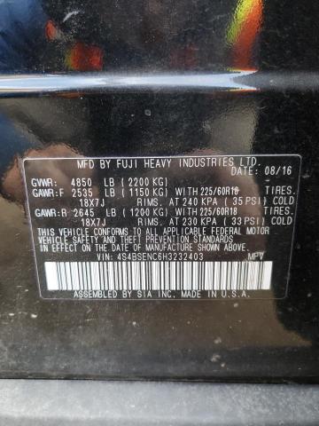 Photo 10 from auction – 2017 SUBARU OUTBACK 3. with VIN 4S4BSENC6H3232403