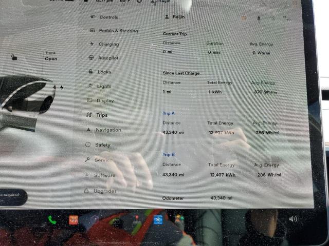Photo 8 from auction – 2020 TESLA MODEL 3 with VIN 5YJ3E1EC9LF714271