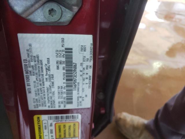 Photo 10 from auction – 2014 FORD FUSION SE with VIN 1FA6P0H73E5396867