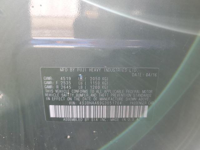 Photo 10 from auction – 2016 SUBARU LEGACY 2.5 with VIN 4S3BNAA69G3051704