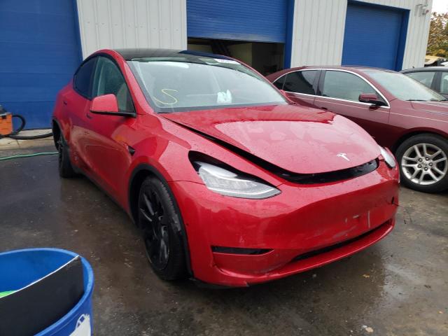 TESLA MODEL Y 2021 with VIN 5YJYGDEE0MF078473 - Photo from auction