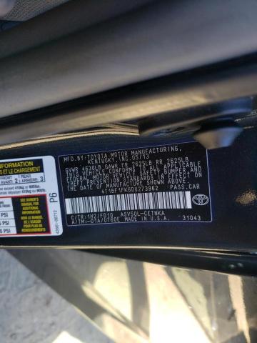 Photo 10 from auction – 2013 TOYOTA CAMRY L with VIN 4T1BF1FK6DU273962