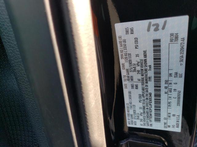 Photo 10 from auction – 2018 FORD F150 SUPER with VIN 1FTEW1EP3JFE65340