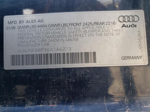 Zdjęcie 10 z aukcji – 2006 AUDI A3 2.0T z VIN WAUNF98P36A146273